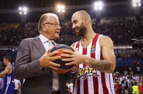 Ντούσαν Ίβκοβιτς και Βασίλης Σπανούλης