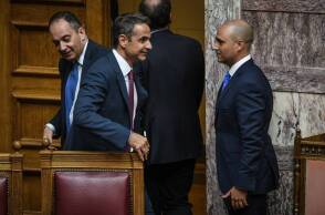 Κυριάκος Μητσοτάκης και Κωνσταντίνος Μπογδάνος