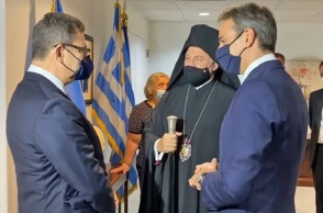 Συνάντηση Μητσοτάκη – Ελπιδοφόρου στον ΟΗΕ