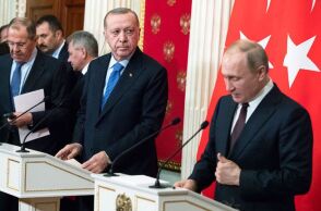 Ρετζέπ Ταγίπ Ερντογάν και Βλαντιμίρ Πούτιν