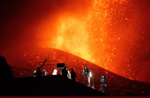 Το ηφαίστειο στη νήσο Λα Πάλμα (Κανάρια Νησιά) στην Ισπανία μετά την έκρηξη