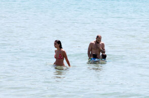 Βασίλης Σπανούλης και Ολυμπία Χοψονίδου σε καλοκαιρινές διακοπές με τα παιδιά τους