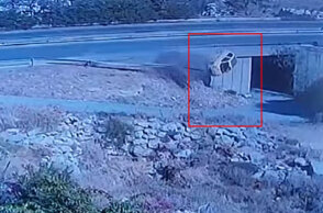 Τροχαίο στην Κρήτη: Το αυτοκίνητο πέφτει από γέφυρα στον ΒΟΑΚ