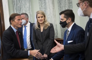 Η πρώην υπάλληλος του Facebook πριν την κατάθεση της στο Κογκρέσο