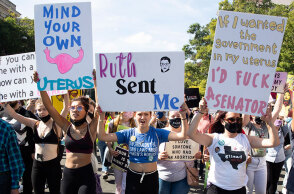 Διαδήλωση στο Τέξας κατά του νόμου που απαγορεύει τις περισσότερες αμβλώσεις