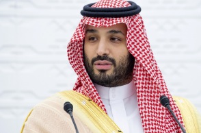 O πρίγκηπας διάδοχος της Σαουδικής Αραβίας Μοχάμεντ Μπιν Σαλμάν