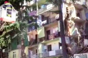 Γεωργία - Κατάρρευση κτιρίου