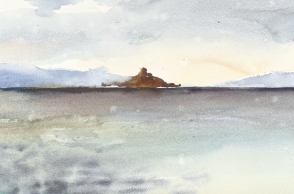 Λένα Απέργη-Κούτση, "13 Οκτωβρίου, ώρα 6 μ.μ." από την έκθεση "Μια διαδρομή" στη Γκαλερί Ζουμπουλάκη