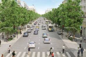 Μακέτα για την ανάπλαση της Πανεπιστημίου