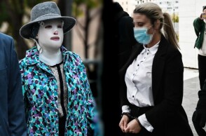 Η Ιωάννα Παλιοσπύρου και η Έφη Κακαράντζουλα