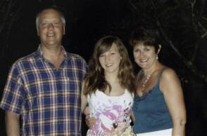 Ο Κρις Φόστερ και η οικογένειά του