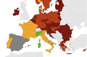 Επιδείνωση της πανδημίας κορωνοϊού στην Ελλάδα, σύμφωνα με τον χάρτη του ECDC