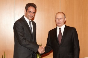 Κυριάκος Μητσοτάκης - Βλαντίμιρ Πούτιν