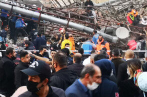 Κατάρρευση κτιρίου στην Τουρκία