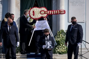 Η κηδεία του Χρήστου Κυριαζή