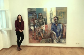 Η Μαρίνα Κροντηρά στην γκαλερί Αγκάθι-Κartάλος