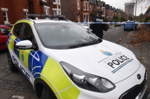 Αστυνομία στο σημείο της έκρηξης του ταξί στο Λίβερπουλ