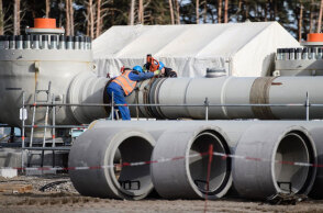 Εργασίες στον Nord Stream 2, τον αγωγό που μεταφέρει φυσικό αέριο από τη Ρωσία στη Γερμανία