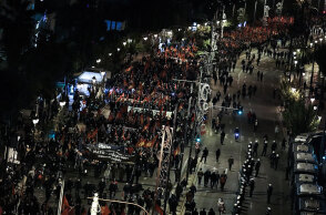 Η πορεία για την εξέγερση του Πολυτεχνείου στην αμερικανική πρεσβεία