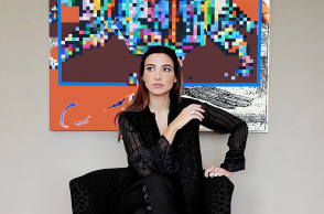 Η εικαστικός Χριστίνα Παπαϊωάννου 