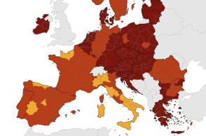 Ο χάρτης του ECDC για την πανδημία κορωνοϊού στην Ευρώπη - Στο «βαθύ κόκκινο» η Ελλάδα