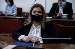 H υφυπουργός Εργασίας και Κοινωνικών Υποθέσεων, αρμόδια για τη Δημογραφική Πολιτική και την Οικογένεια κ. Μαρία Συρεγγέλα 