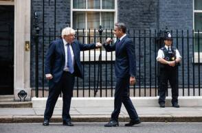 Επίσκεψη του Πρωθυπουργού Κυριάκου Μητσοτάκη στο Λονδίνο. Συνάντηση με τον Βρετανό Πρωθυπουργό Μπόρις Τζόνσον.