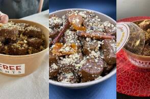 Vegan μελομακάρονα.