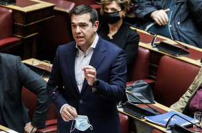 Ο Αλέξης Τσίπρας στη Βουλή