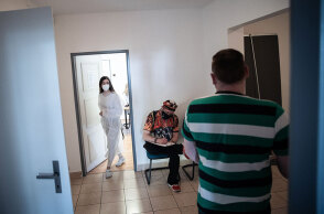 Εμβολιαστικό κέντρο στη Σλοβακία για τον κορωνοϊό