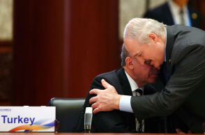 Ο Αλεξάντερ Λουκασένκο και ο Ρετζέπ Ταγίπ Ερντογάν 