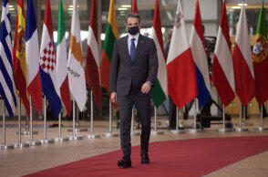 Ο πρωθυπουργός Κυριάκος Μητσοτάκης στις Βρυξέλλες