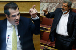 Θάνος Πλεύρης και Παύλος Πολάκης τσακώνονται στη Βουλή για τις ΜΕΘ