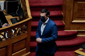 Ο Αλέξης Τσίπρας στη συζήτηση για τον προϋπολογισμό 2022 στη Βουλή