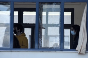 Μαθητές με μάσκα σε σχολείο της Αργολίδας