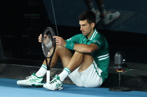 Ο Νόβακ Τζόκοβιτς στο περυσινό Αυστραλιανό Όπεν