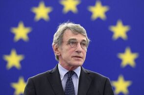 Πέθανε ο Νταβίντ Σασόλι, πρόεδρος του Ευρωπαϊκού Κοινοβουλίου © EPA/Frederick Florin