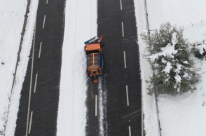 «Δοιμήδης»: Διακοπή κυκλοφορίας και αλυσίδες στην Κ. Μακεδονία