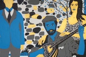 "Ρεμπέτικο", έργο του Cacao Rocks από την έκθεση