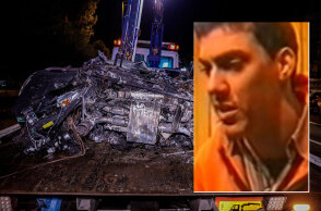 Η Ferrari μετά το τροχαίο στη Βούλα και ο Τζώρτζης Μονογυιός, πρώην παίκτης ριάλιτι (ένθετη)