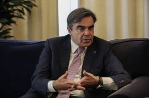 Ο ΑΝΤΙΠΡΟΕΔΡΟΣ ΤΗΣ ΕΥΡΩΠΑΪΚΗΣ ΕΠΙΤΡΟΠΗΣ, ΜΑΡΓΑΡΙΤΗΣ ΣΧΟΙΝΑΣ | ΦΩΤΟ: EUROKINISSI/ΓΙΑΝΝΗΣ ΠΑΝΑΓΟΠΟΥΛΟΣ   