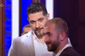 Ο Πάνος Ιωαννίδης έδωσε στον Στάθη το Golden Pin στο MasterChef 6