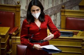 Η Δόμνα Μιχαηλίδου © Eurokinissi  