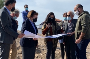 Η Λίνα Μενδώνη στον Δίολκο