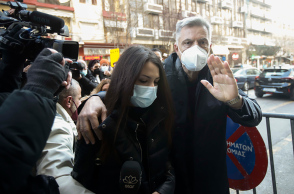 Η Γεωργία Μπίκα με τον δικηγόρο της