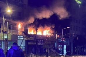 Έκρηξη σε κτίριο στους στύλους του Ολυμπίου Διός