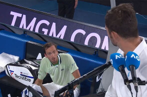 Australian Open: Ο Ντανίιλ Μεντβέντεφ κάνει παράπονα στον διαιτητή του αγώνα