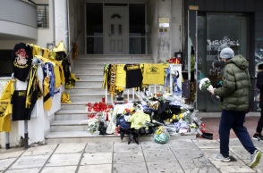 Το σημείο που δολοφονήθηκε ο 19χρονος Άλκης στη Θεσσαλονίκη από χούλιγαν