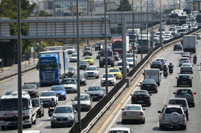 Κίνηση στους δρόμους της Αθήνας