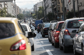 Κίνηση στους δρόμους της Αθήνας